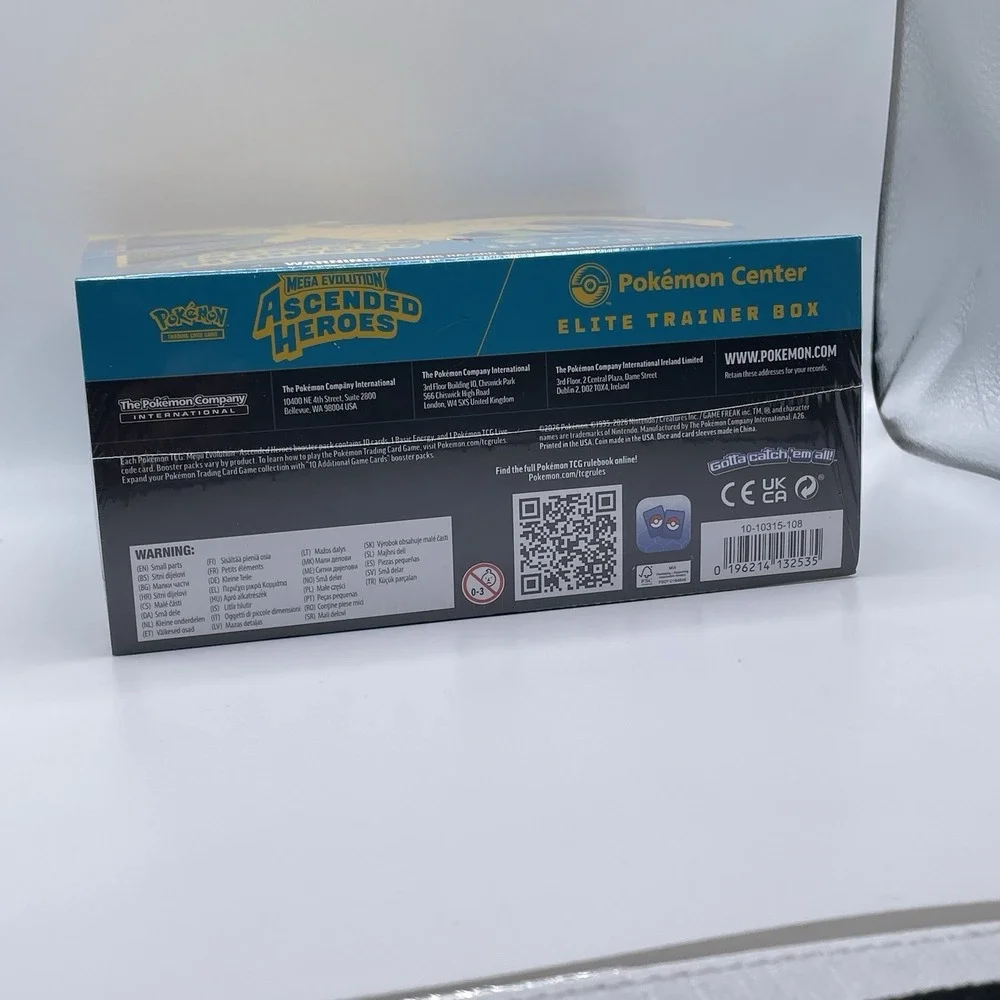 Pokemon Center Ascended Heroes Elite Trainer Box ETB Mega Evolution SEALED READ